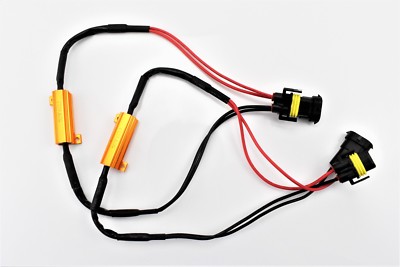 H8 T50W 6RJ Canbus Error Free Load Resistor Decoder Canceler Car HID LED K1 HAE