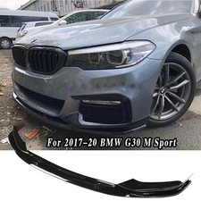Spoilerlippe Frontlippe GLANZ SCHWARZ Für BMW 5er G30 G31 M-Paket Spoilerschwert