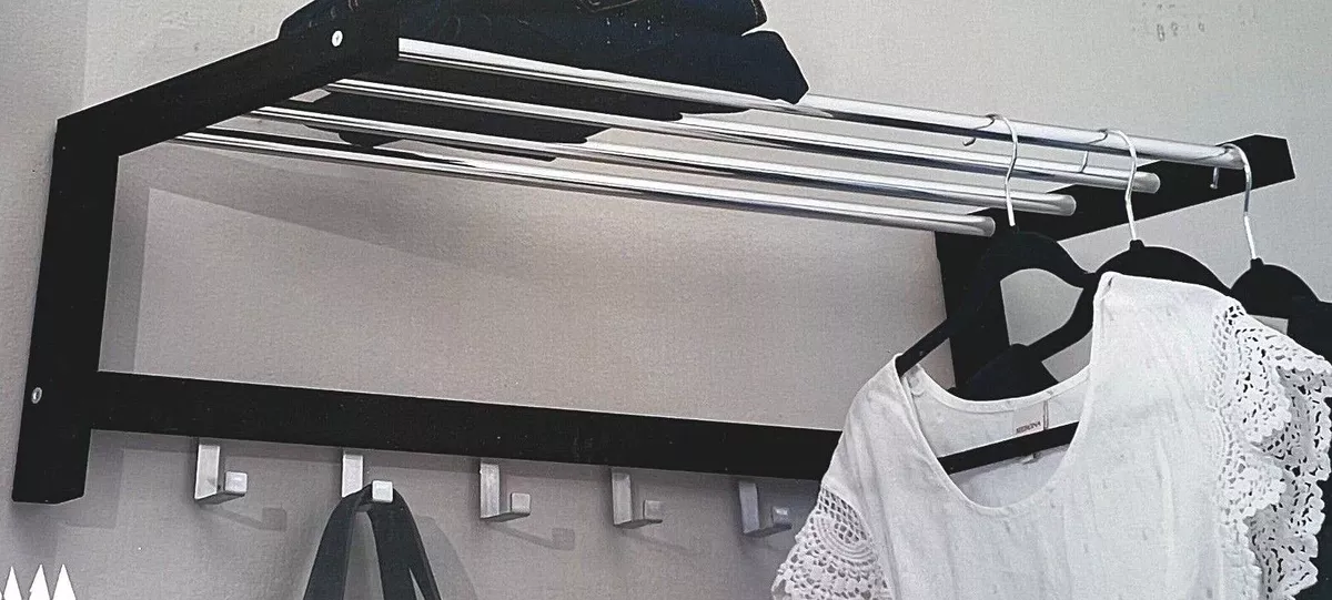 Closet shelf online with hooks