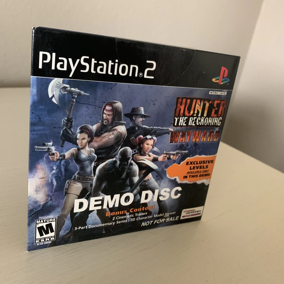 Hunter The Reckoning Wayward Demo Disc Exclusive Levels Bonus Promo RARE NEW PS2 - Image 4 of 4