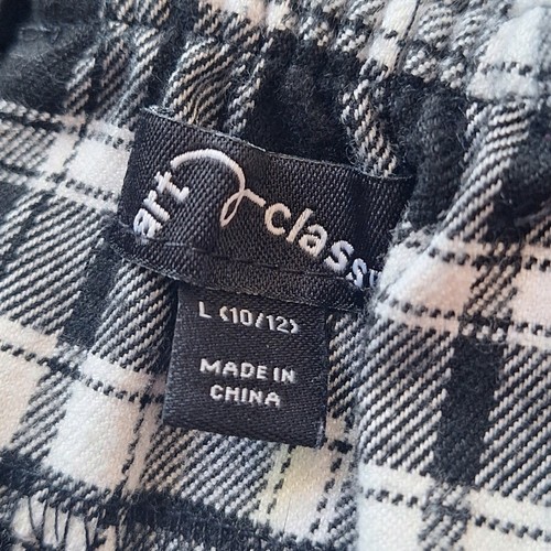 Art Class Black/White Plaid Skirt Zip Entry Girl's Size 10/12 - Picture 5 of 5