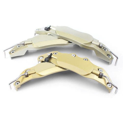 4pcs Car Metal 3D Universal Style Brake Caliper Cover Front&Rear Gold Motor - Picture 5 of 7
