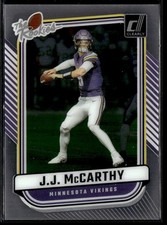 2024 Clearly Donruss The Rookies J.J. McCarthy Vikings #10