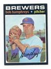 1971 TOPPS BASEBALL #236 MILWAUKEE BREWERS BOB HUMPHREYS "FREE SHIP"