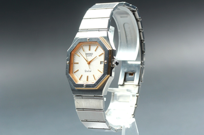 RARE! 1982 Vintage SEIKO Dolce 9522-5020 Octagon Ultra Slim Qz