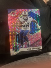2022 Panini MOSAIC Football #24 DEVIN SINGLETARY Camo Pink Prizm