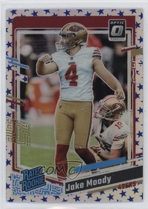 2023 Panini Donruss Optic Rated Rookie Stars Prizm Jake Moody #289 Rookie RC