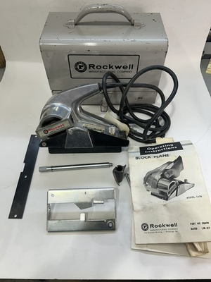 #ad #ad Rockwell Porter Cable 167A Block plane with accessories and original box $75.00