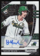 2020 Prizm Draft Auto White Donut Circles #/50 Hudson Haskin #PDP39 Orioles