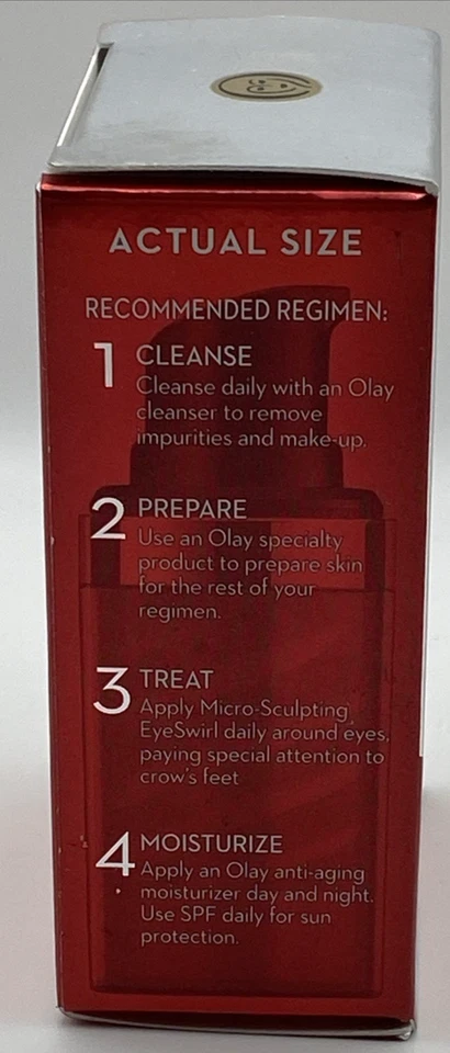 Olay Regenerist Micro-Esculpido Remolino de Ojos Tratamiento de Ojos Anti Envejecimiento 0.5oz Reafirmante Foto 4 de 4