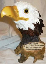 AMERICAN BALD EAGLE FIGURINE INSPIRATIONAL BY HERCO GIFT PROFESSIONAL