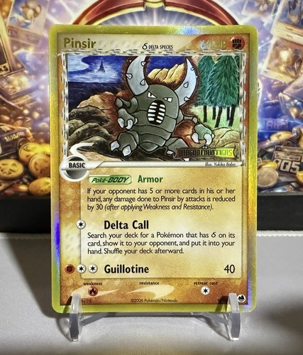 Pinsir 9/101 Dragon Frontiers Reverse Holo Stamped Pokemon TCG Card NM