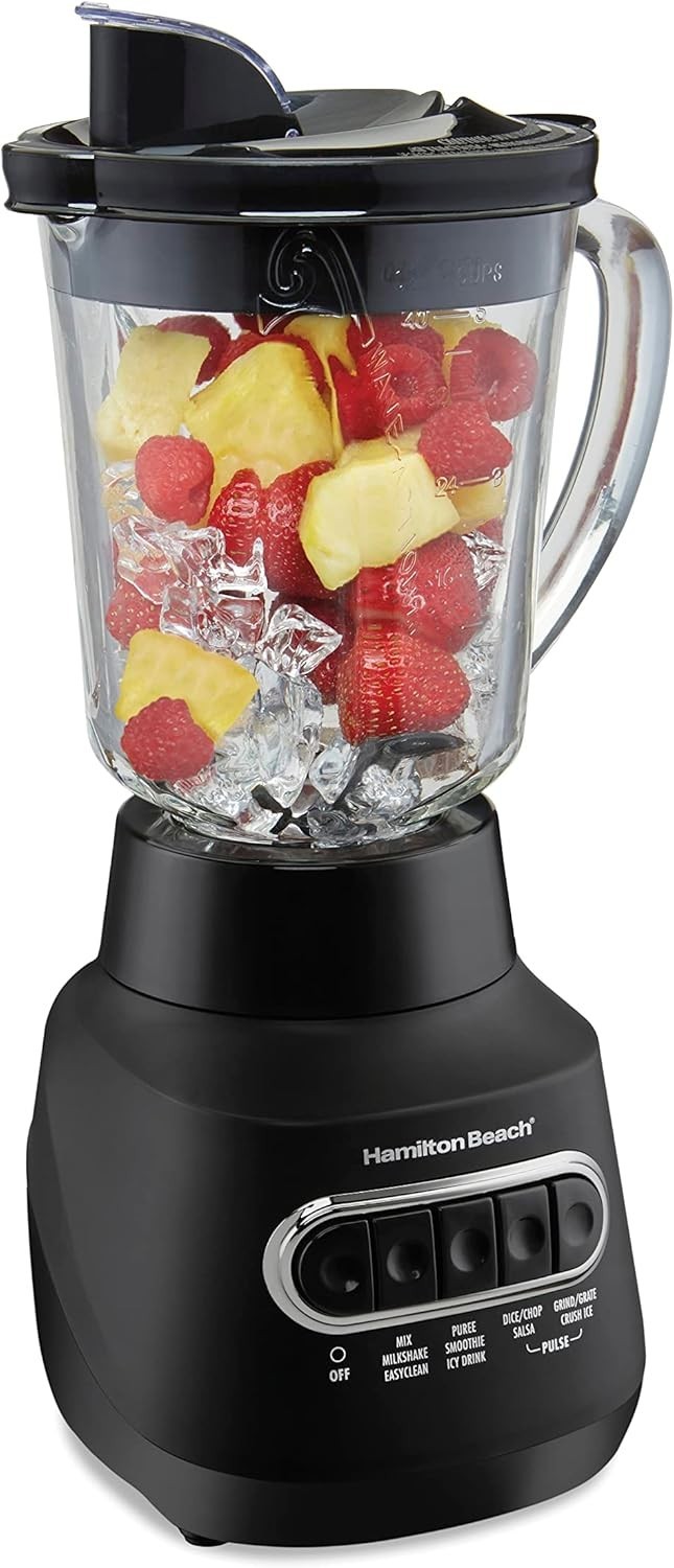 Hamilton Beach Wave Action Blender for Smoothies,Stainless S