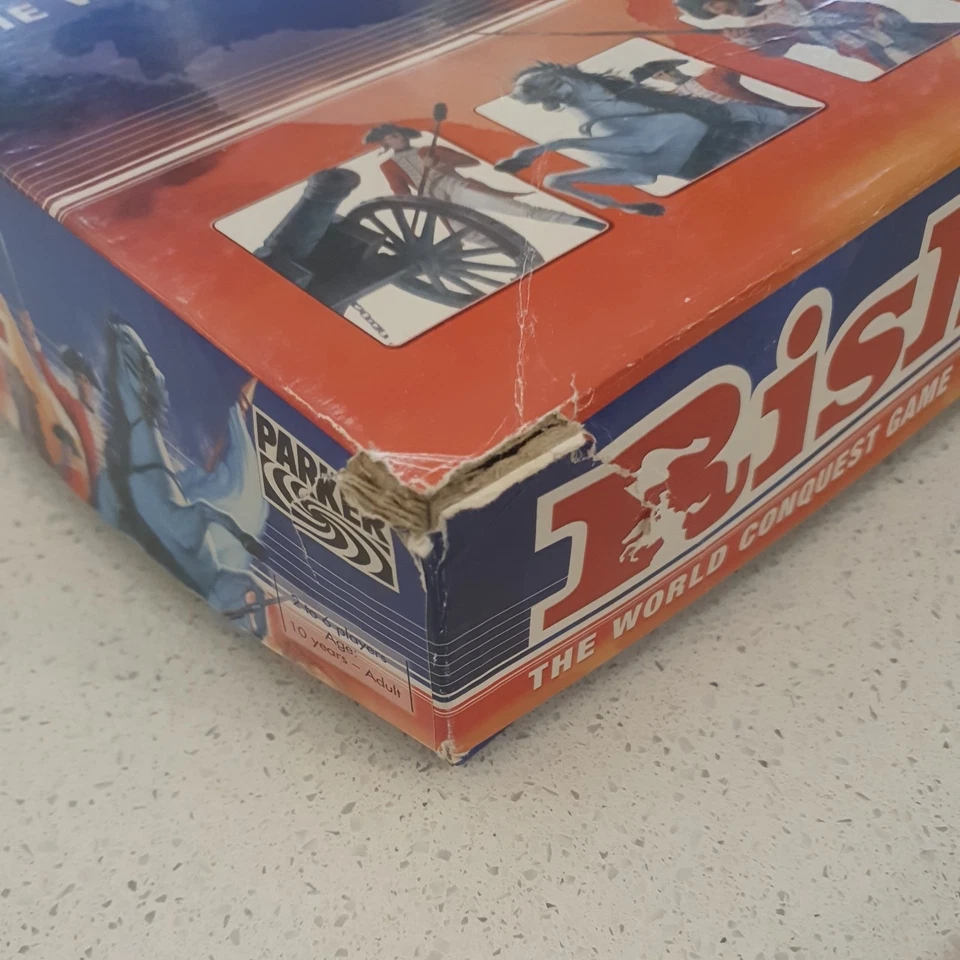 Risk Board Game Parker Bros 2004 The World Conquest Game Strategy 2-6 Players - Image 4 of 4