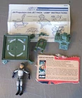 1983 G I Joe Jet Pack Jump W/ Instructions & Grand Slam W/ Peach File Card ARAH