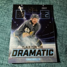 2025-26 Fleer Flair Tomas Hertl Flair for the Dramatic Short Print Insert -Vegas