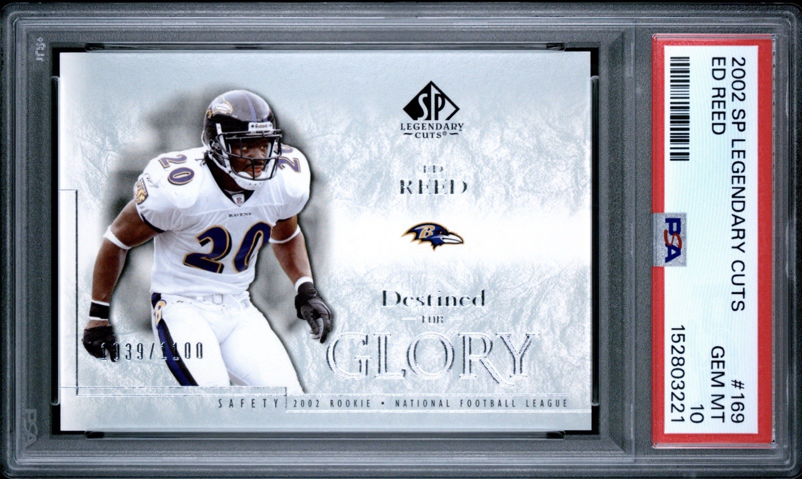 Ed Reed SP Legendary Cuts #169 Base