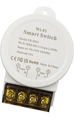 Wifi Relais 30A Smart Switch mit Energiemonitor Fernbedienung Timing 