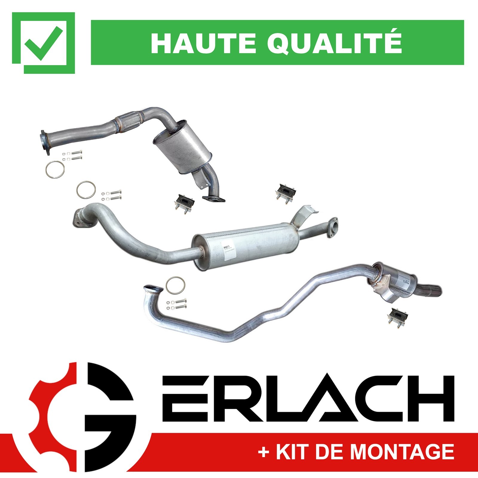 Silencieux échappement Toyota Land Cruiser 4.2 TD 10459 pot arrière rechange