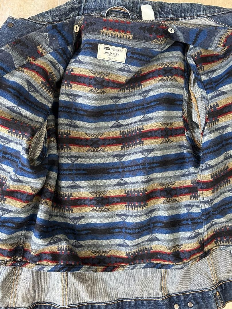 Levi's Pendleton Denim Jacket Collaboration Cotto… - image 12