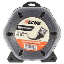 Genuine Echo Black Diamond 2.4mm x 12m Strimmer Line - 340095004 (Twisted Square