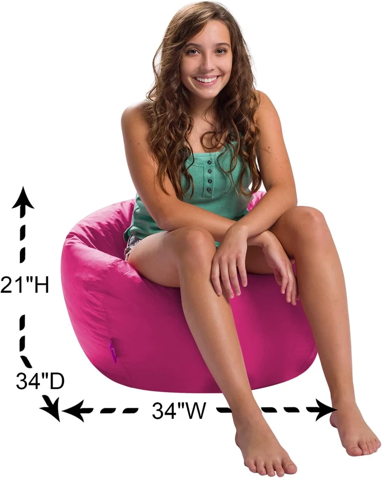 100In round Classic Kids Childrens Bean Bag, Big Chair for Boys and Girls, Large - Image 2 of 4