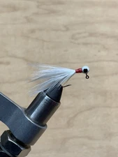 12 Popeye 1/32oz White Jigs (Free Shipping)Crappie/Bluegill