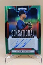 2025 Panini Prizm Baseball Sensational Signatures Antonio Anderson SS-AA 