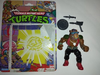 Bebop, TMNT Turtles, Playmates, Vintage 1988, Komplett mit Cardback