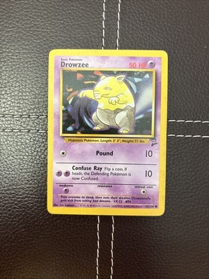 Pokemon TCG - Drowzee - 73/130 - Base Set 2 - MP/LP Common (2000)