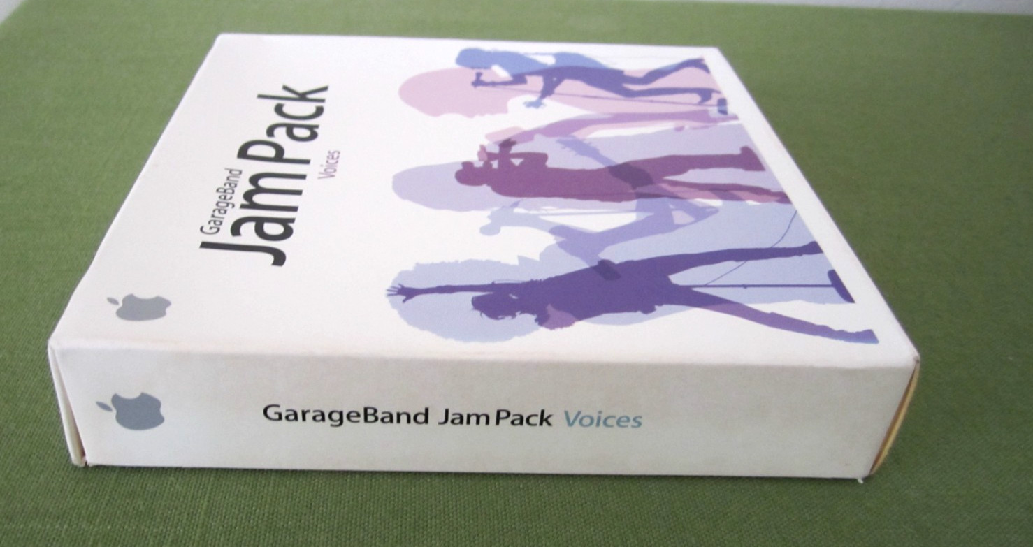 Apple GarageBand Jam Pack Voices One Install Disc