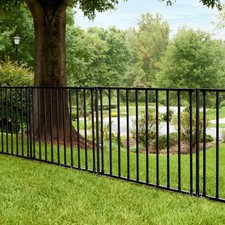 Zippity 35in Zurich Fence Kit, Poly-Steel DIY No Dig Kit