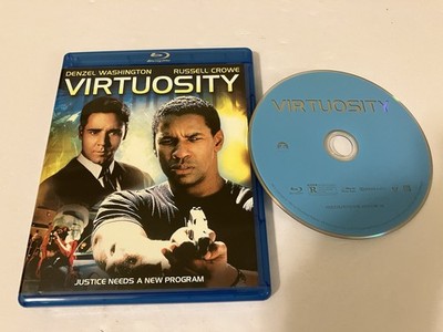 VIRTUOSITY BLU-RAY 1995 DENZEL WASHINGTON RUSSELL CROWE VIRTUAL SERIAL KILLER