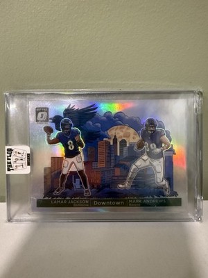 2024 Panini Donruss Optic Dual Downtown Lamar Jackson Mark Andrews Ravens #8