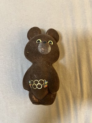 Vintage Misha Bär   Offizielles Maskottchen Olympia Moskau 1980￼