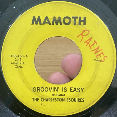 #ad #ad CHARLESTON ESQUIRES Groovin’ Is Easy 45 60s GARAGE SOUL Mod Rare WOL MAMOTH VG * $25.00