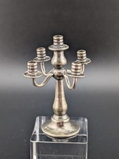 Figur Silber 800 Miniatur Kerzen Ständer Halter Kandelaber Leuchter alt vintage 
