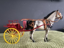 Vintage Sindy Doll Dapple Horse And Gig Carriage, Pedigree