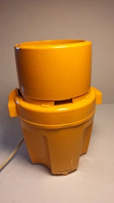 Mini hachoir Moulinex vintage orange – Robot de cuisine compact – Fonctionnel - Photo 1/4