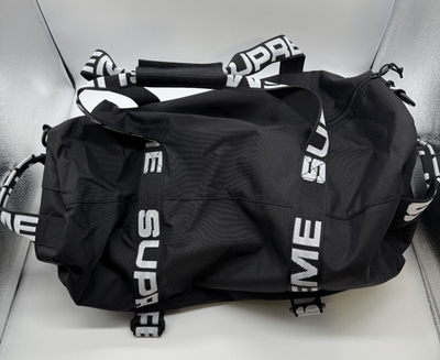 シュプリーム SUPREME 18SS LARGE DUFFLE BAG NEW Supreme Duffle Bag Black (SS18) | eBay