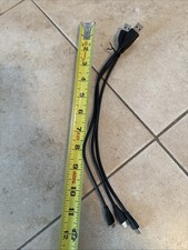 Bundle of 3 Bose USB to USB-C Charging Cables 1ft Black