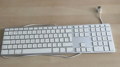 Apple A1243 Wired Aluminium Keyboard - Weiß