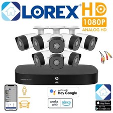 Lorex 1080p HD 8-Channel 1TB DVR Security System 8 CVI Bullet Camera D24281-2NB8