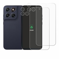 2X Displayschutz Folie FüR Motorola Moto G87 (Display+Kamera) Schutz
