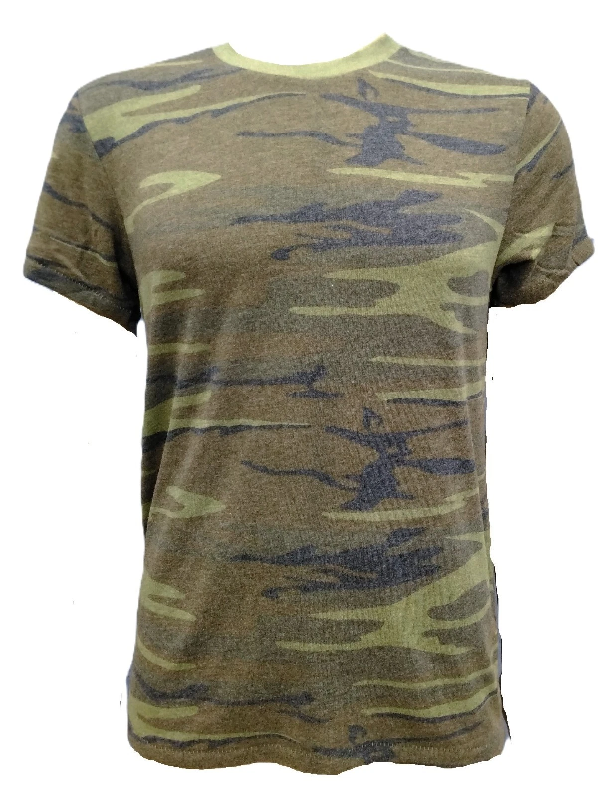 3-PK Woodland Camo Soft Comfortable T-shirt Tactical Short Sleeve Tee Eco Jersey