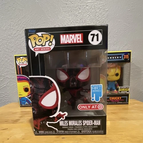 Funko Pop! Artist Series Marvel Miles Morales Spider-Man #71 Target Exclusive