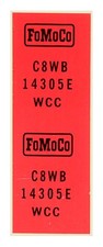 1968 Mustang 390 With Tachometer Alternator Harness Tag