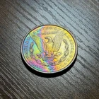 1896 $1 Toned Morgan Silver Dollar - Artificial Toning