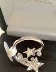 Moissanite~Women’s Multi-Star Ring~925 New~Sz 7 — photo 4