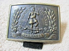 CIVIL WAR C.S.A. CONFEDERATE VIRGINIA BELT BUCKLE PLATE, Original / Reproduction